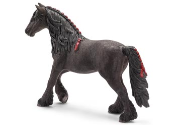 Frisian - Mare with Red Braids