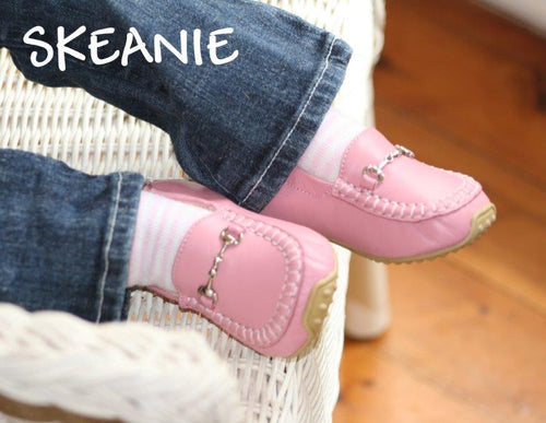 Leather Loafers - Pink