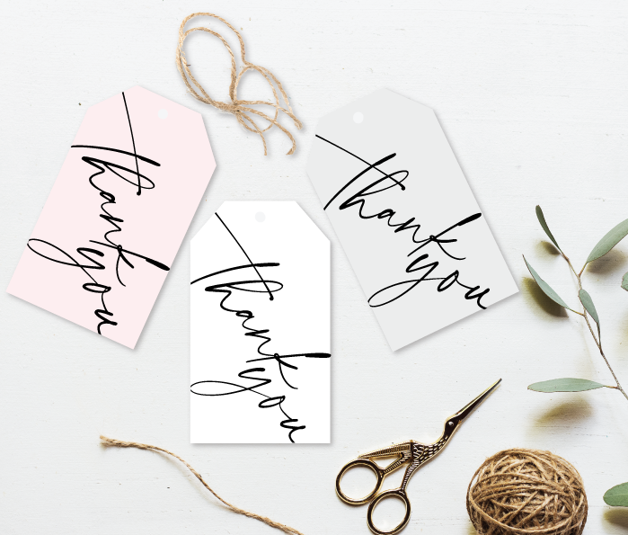 Thank you Gift Tag - Signature Collection
