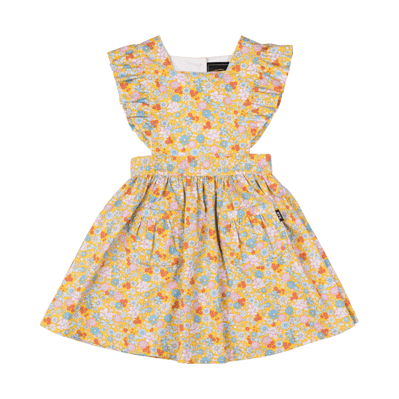 Yellow Garden Floral Dress