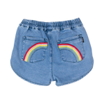 Chambray Rainbow Shorts