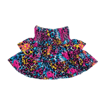 Blue Miami Leopard Rara Skirt