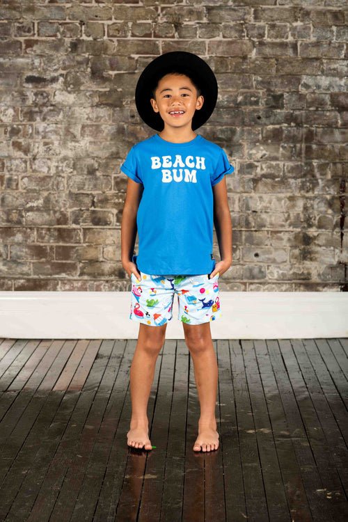 Blue Beach Bum T-Shirt