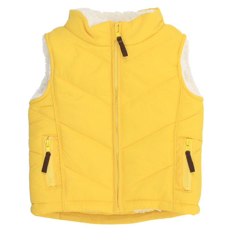 Puffer Vest - Mustard