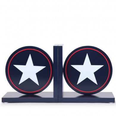 Bookends - Navy Star