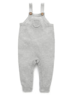 Knit Overall - Grey Melange