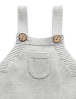 Knit Overall - Grey Melange