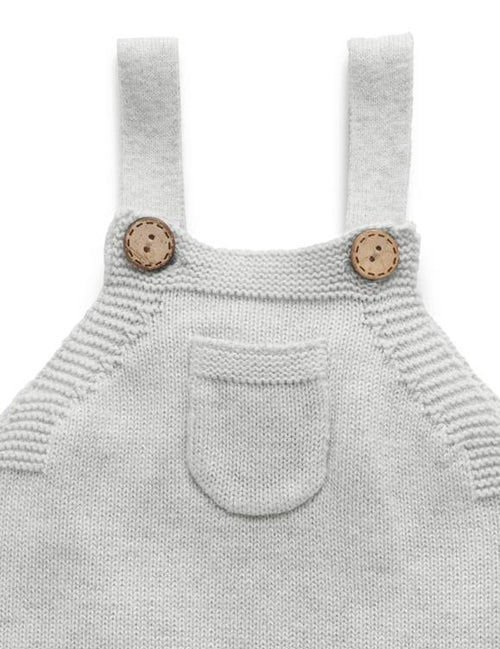 Knit Overall - Grey Melange