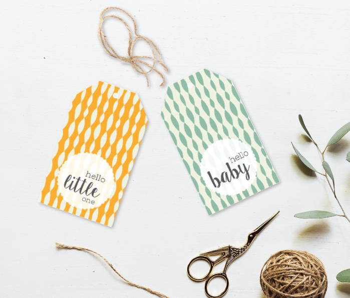 Hello Little One Gift Tag