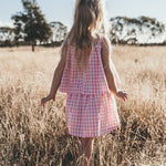 Girls Tiered Dress - Candy Pink