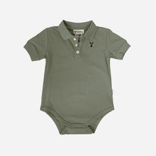 Polo Romper - Green