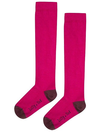 Fuschia Knee High Socks