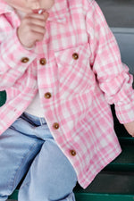 Pink Check Overshirt