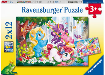 Unicorns at Play 2 x 12pc Puzzle